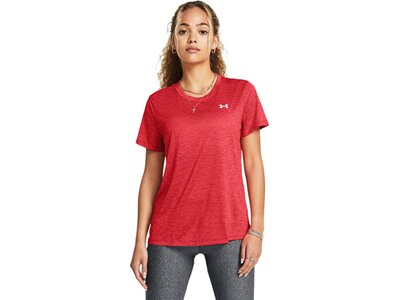 UNDER ARMOUR Damen Shirt TECH SSC- TWIST Rot