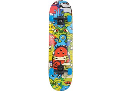 SCHILDKRÖT Skateboard Skateboard SLIDER 31´ Monsters Bunt