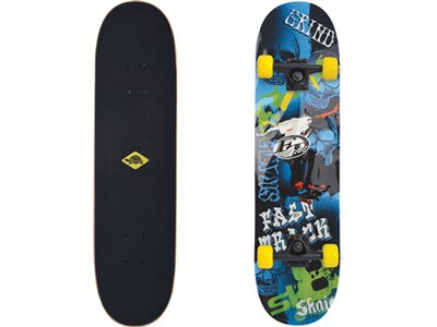 SCHILDKRÖT Skateboard Schildkröt Skateboard Slider 31, attraktives Freizeit Komplett-Board, konkave Schwarz