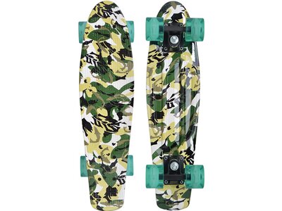 SCHILDKRÖT Skateboard Retro Skateboard FREE SPIRIT 22´ Camouflage Bunt