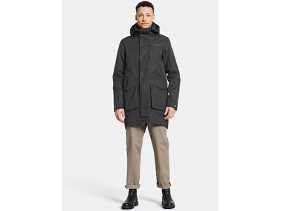 DIDRIKSONS Herren Mantel ANDREAS USX PARKA Schwarz