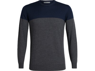 ICEBREAKER Merino Herren Wollpullover Grau