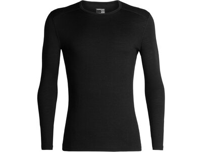 ICEBREAKER Herren Funktionsshirt "Mens 200 Oasis LS Crewe" Langarm Schwarz