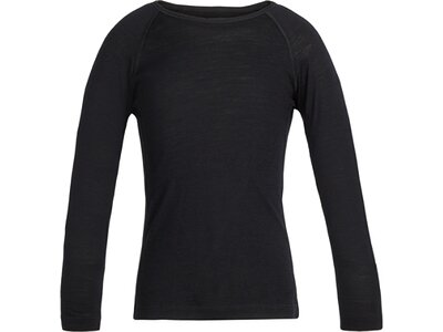 ICEBREAKER Merino Kinder Longsleeve 200 Oasis Schwarz