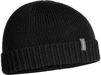 ICEBREAKER Herren Vela Cuff Beanie Schwarz