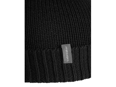 ICEBREAKER Herren Vela Cuff Beanie Schwarz