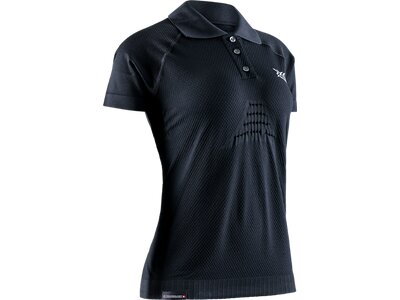 X-BIONIC Damen Polo INVENT® 4.0 TRAVEL Schwarz