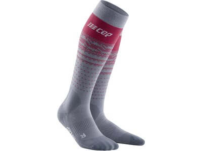 CEP Damen Ski Thermo Merino Compression Socks Grau