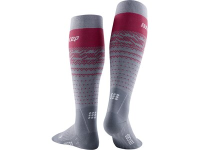 CEP Damen Ski Thermo Merino Compression Socks Grau