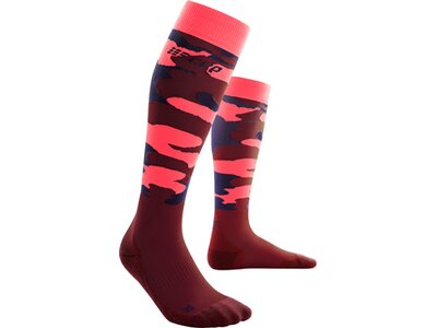 CEP Damen camocloud socks, tall, women Pink