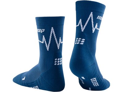 CEP Damen Heartbeat Mid Cut Socks Blau