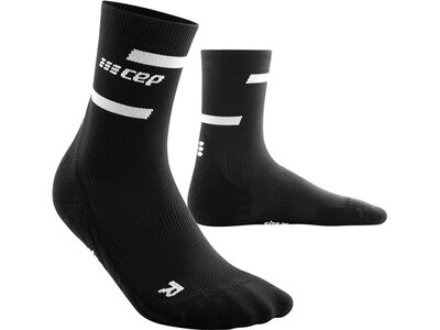 CEP Damen the run socks, mid cut, v4 Schwarz