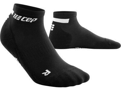 CEP Herren the run socks, low cut, v4, men Schwarz