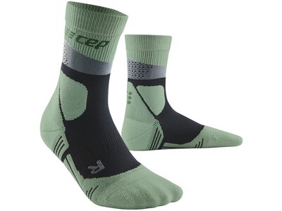 CEP Herren Socken max cushion socks, hiking, mid cut, men Grün