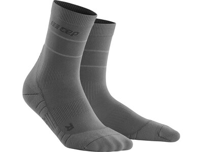 CEP Damen Reflective Mid Cut Socks Grau