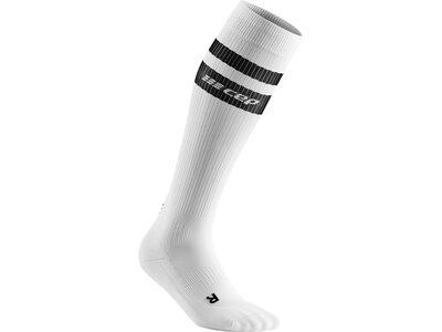 CEP Herren Kompressisonssocken "80s Compression Socks" Silber