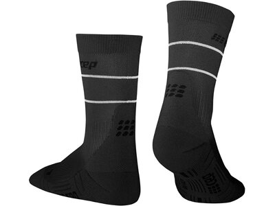 CEP Herren Reflective Mid Cut Socks Grau