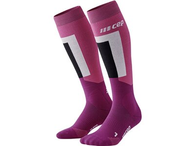 CEP Damen Socken thermo socks, skiing, tall, v3, women Lila