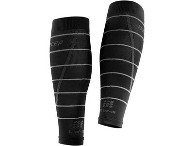 CEP Damen Reflective Calf Sleeves Schwarz