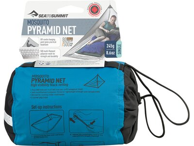 SEA TO SUMMIT Insektenschutz Mosquito Pyramid Net Single Black Schwarz