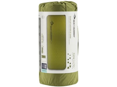SEA TO SUMMIT Selbstaufblasende Schlafmatte Camp Mat Self Inflating Mat Rectangular Regular Wide Oli Grün
