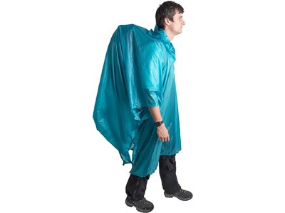 SEA TO SUMMIT Regenschutz Ultra-Sil 15D Tarp Poncho Blue Blue Blau