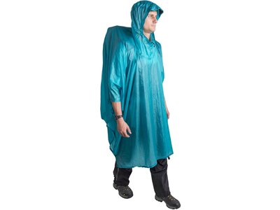 SEA TO SUMMIT Regenschutz Ultra-Sil 15D Tarp Poncho Blue Blue Blau