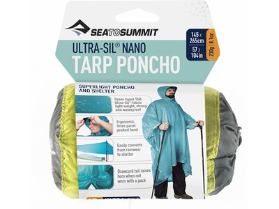 SEA TO SUMMIT Regenschutz Ultra-Sil 15D Tarp Poncho Lime Lime Grün