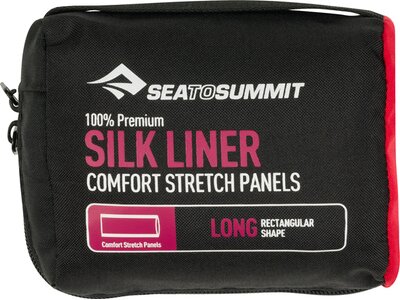 SEA TO SUMMIT Schlafsack Silk Stretch Liner - Long (Rectangular) Blau