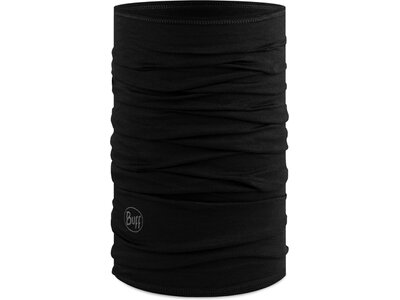 BUFF Herren Schal LIGHTWEIGHT MERINO WOOL SOLID Schwarz