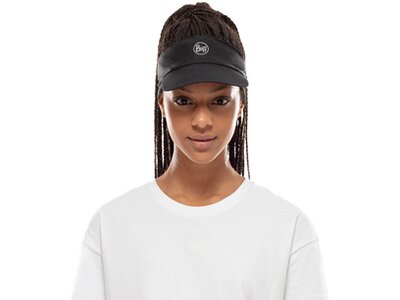 BUFF Herren PACK RUN VISOR R-SOLID BLACK Schwarz