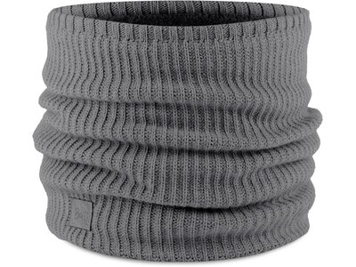 BUFF Herren Schal Knitted & Fleece Neckwarmer Grau