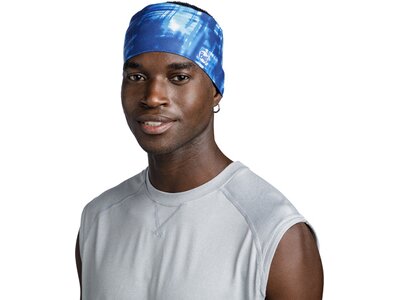 BUFF Herren Coolnet UV Wide Headband Blau
