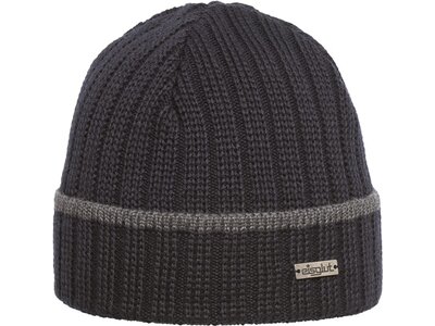 Eisglut Mütze Fisher Merino Grau