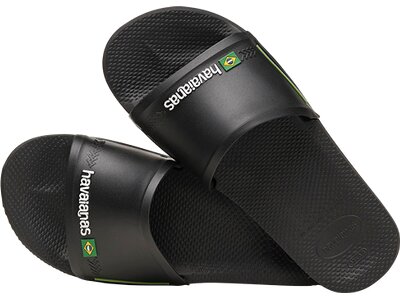 HAVAIANAS SLIDE BRASIL Schwarz