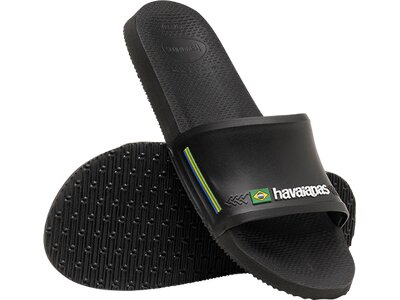 HAVAIANAS SLIDE BRASIL Schwarz
