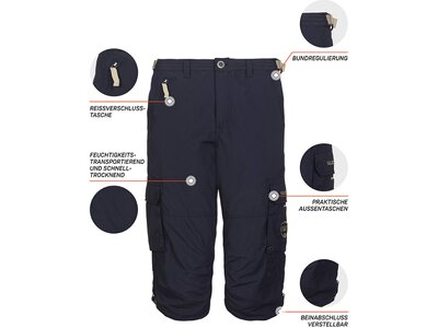 G.I.G.A. DX by killtec Herren Caprihose Enrik - Casual Skater Blau