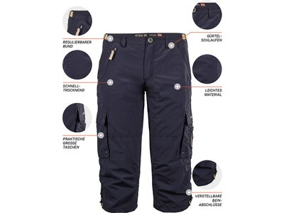 G.I.G.A. DX by killtec Herren Caprihose Enrik - Casual Skater Blau