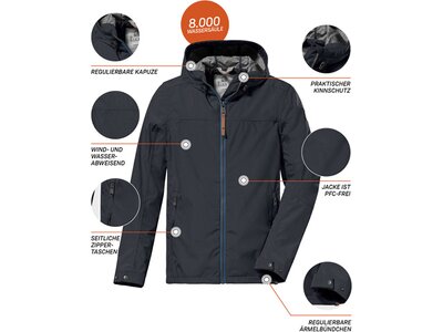 G.I.G.A. DX by killtec Herren Funktionsjacke GS 9 MN SFTSHLL JCKT Blau
