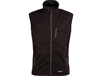 PRO-X ELEMENTS Herren Weste Herren Sofshellweste MATEO Schwarz