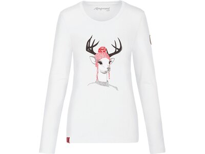 ALMGWAND 1928 Damen Shirt NESSLAUERALM Weiß