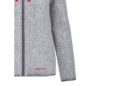 ALMGWAND 1928 Damen Unterjacke HEIGGERKOGEL Grau