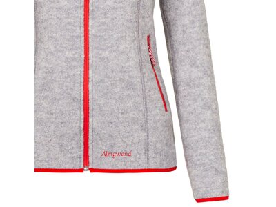 ALMGWAND 1928 Damen Jacke WANDELKOGEL Silber