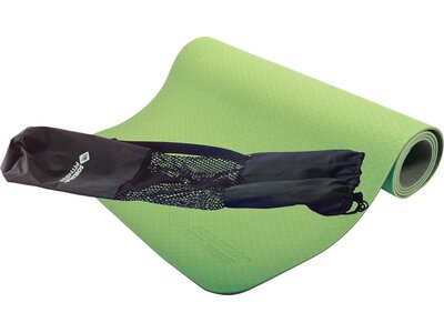 SCHILDKRÖT FITNESS Matte Schildkröt Yogamatte 4 mm BICOLOR, Lime-Anthracite, in Tragetasche, 960167 Schwarz