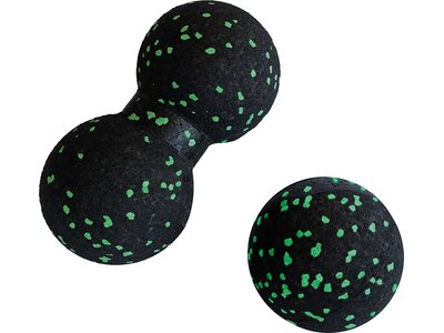 SCHILDKRÖT FITNESS Schildkröt Dual Massage Set, Duo-Ball, Massage Ball, Doppelball, Faszien-Training Grau