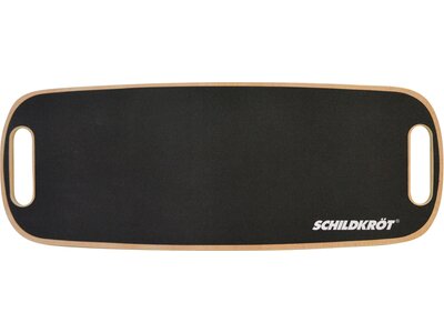 SCHILDKRÖT FITNESS Balancegerät WOODEN BALANCE BOARD Schwarz