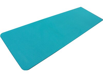 SCHILDKRÖT FITNESS Matte Schildkröt BICOLOR YOGA MATTE 4mm (petrol-anthracite)im Carrybag,M-2022 Blau