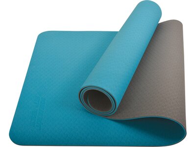 SCHILDKRÖT FITNESS Matte Schildkröt BICOLOR YOGA MATTE 4mm (petrol-anthracite)im Carrybag,M-2022 Blau