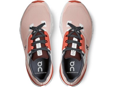 ON Damen Laufschuhe Cloudstratus Rot