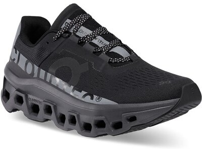 ON Damen Laufschuhe Cloudmonster Lumos Schwarz